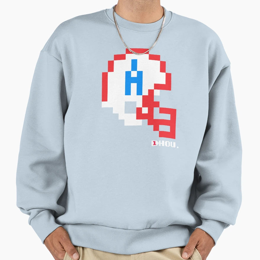 Hou Helmet Tecmo Bowl T-Shirt - Novelty Apparel for Adults - T-Shirt, Sweatshirt, Hoodie