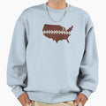 Football Across America Sweatshirt - Fun Novelty Design Unisex - T-Shirt, Sweatshirt, Hoodie