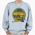 American Football Player Footballer Sweatshirt - Unique Graphic for Adults - T-Shirt, Sweatshirt, Hoodie