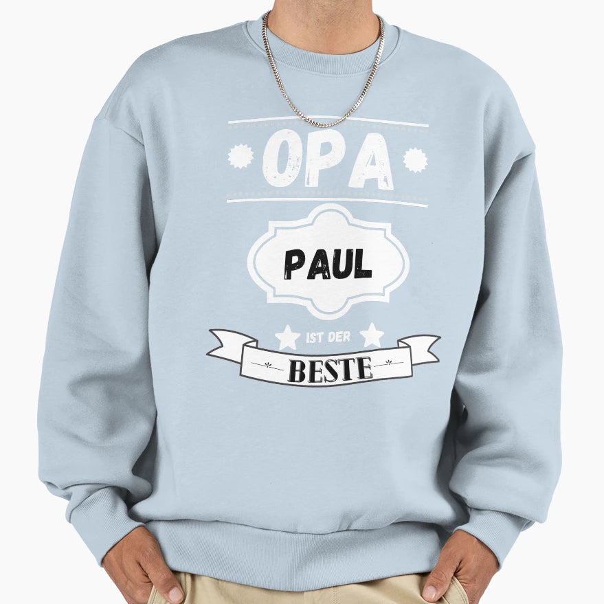 Grandpa Is Best Grandfather Gift Sweatshirt - Novelty Apparel Men Women - T-Shirt, Sweatshirt, Hoodie
