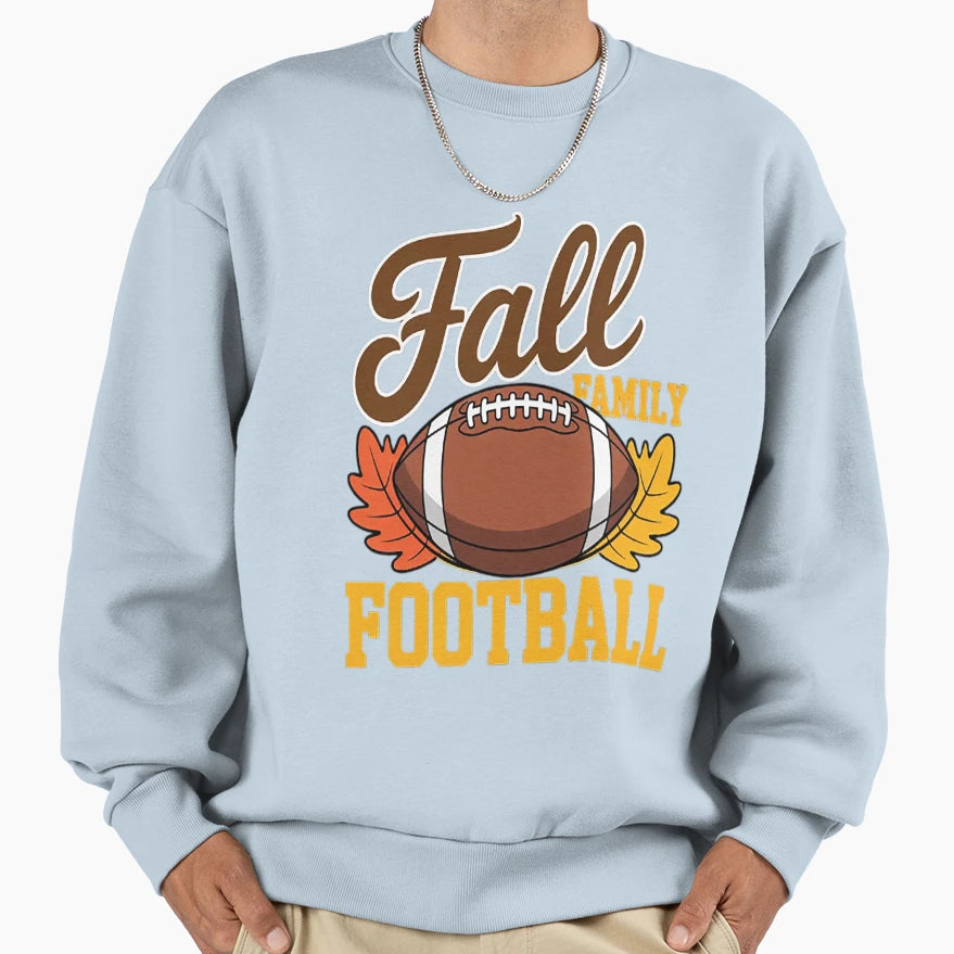 Autumn Bonds Fall Family Football Sweatshirt - Streetwear Style Unisex - T-Shirt, Sweatshirt, Hoodie