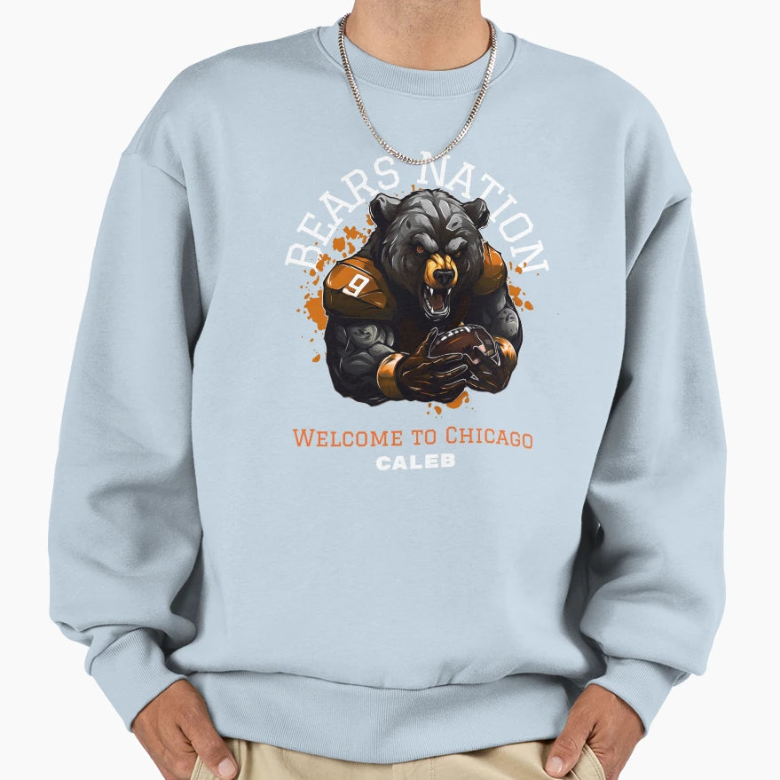 Welcome To Chicago T-Shirt - Custom Art Print Men Women - T-Shirt, Sweatshirt, Hoodie