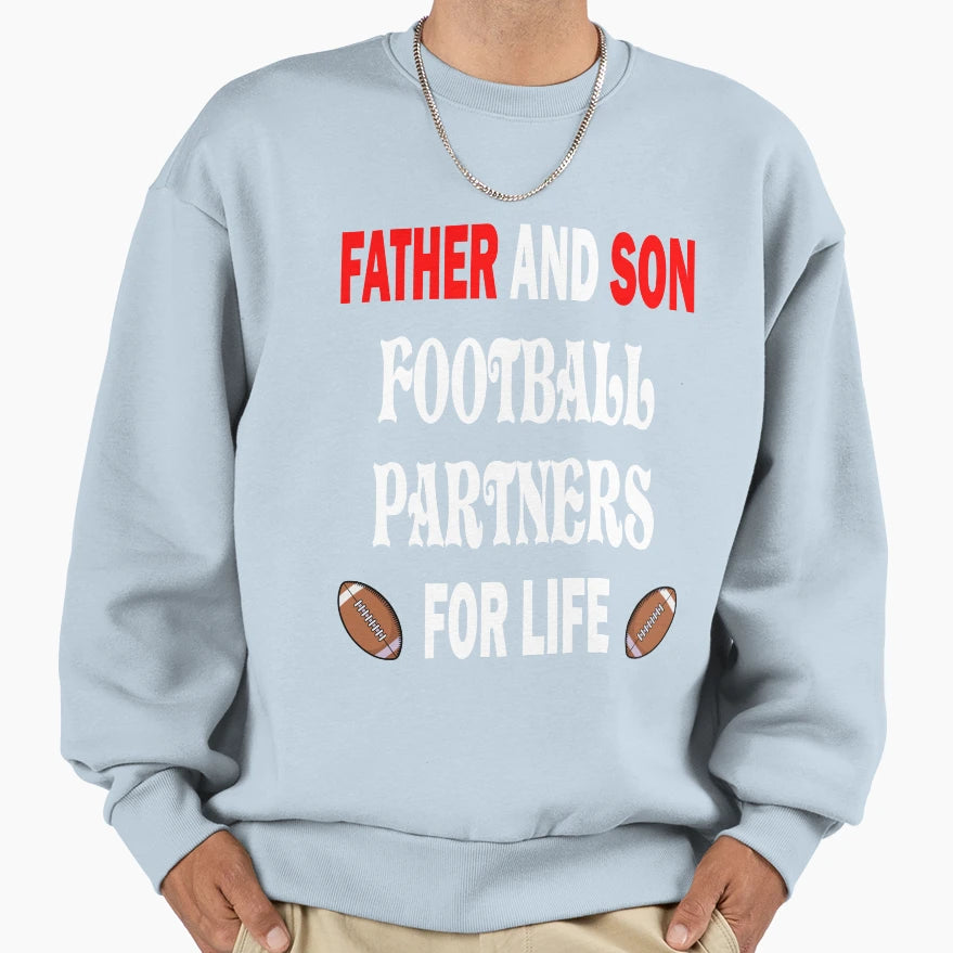 Born To Play Football Forced To Work Sweatshirt - Aesthetic Graphic Unisex - T-Shirt, Sweatshirt, Hoodie