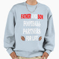 Born To Play Football Forced To Work Sweatshirt - Aesthetic Graphic Unisex - T-Shirt, Sweatshirt, Hoodie