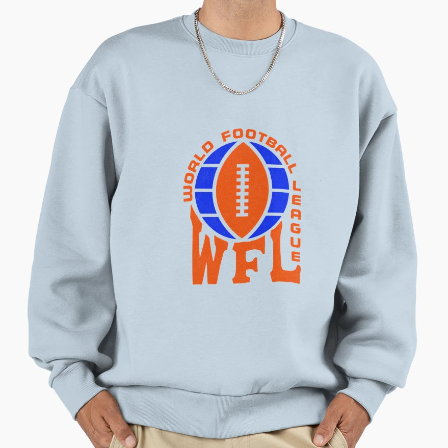 World Football League Sweatshirt - Novelty Apparel for Adults - T-Shirt, Sweatshirt, Hoodie