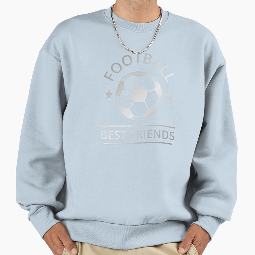 Football Best Friends Ii Sweatshirt - Graphic Print for Adults - T-Shirt, Sweatshirt, Hoodie