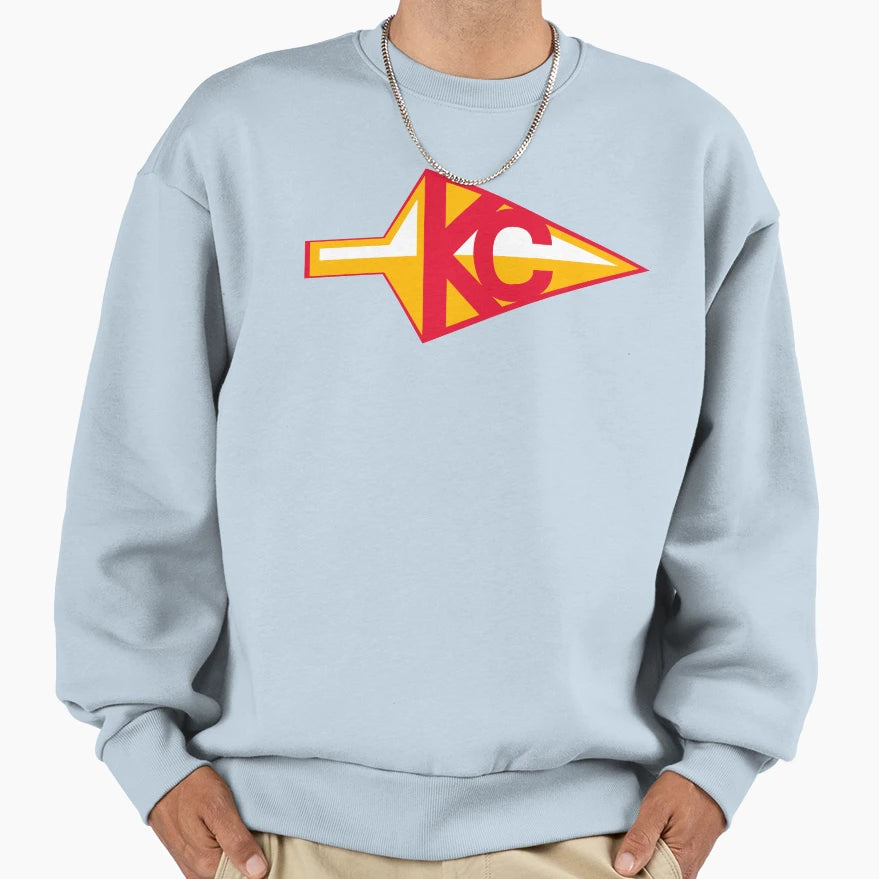 Kc Arrow Sweatshirt - Casual Everyday Wear Men Women - T-Shirt, Sweatshirt, Hoodie
