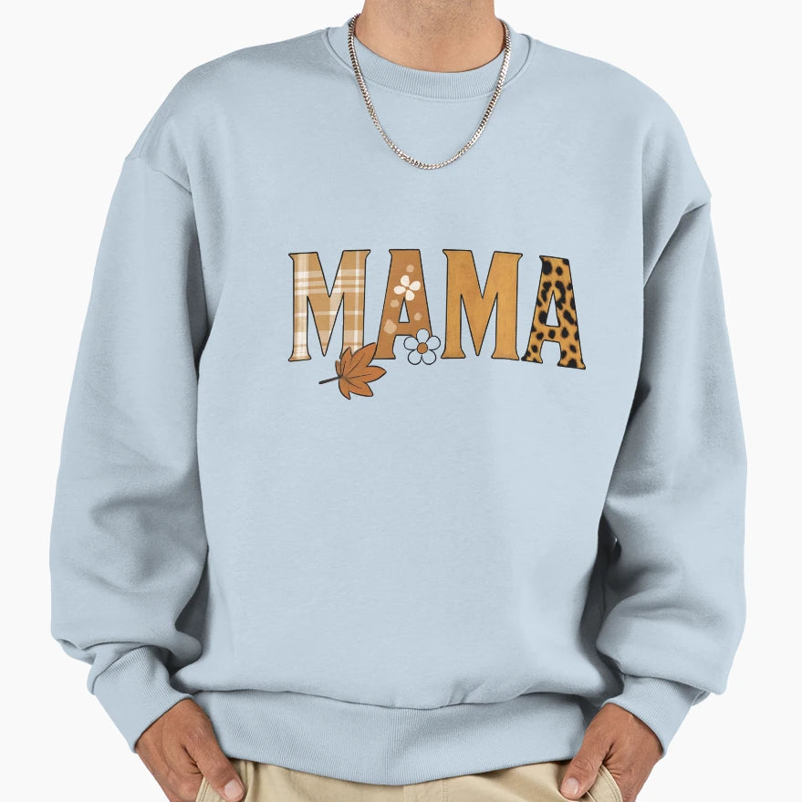 Mama Sweatshirt - Minimalist Print for Adults - T-Shirt, Sweatshirt, Hoodie