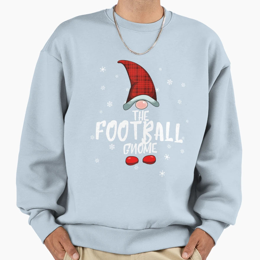 Football Gnome Family Pajama Sweatshirt - Aesthetic Graphic Men Women - T-Shirt, Sweatshirt, Hoodie