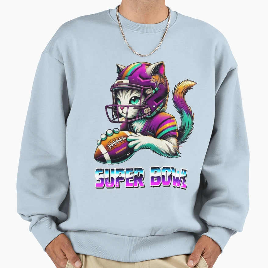 Super Bowl 2025 Louisiana Super Sweatshirt - Aesthetic Graphic for Adults - T-Shirt, Sweatshirt, Hoodie