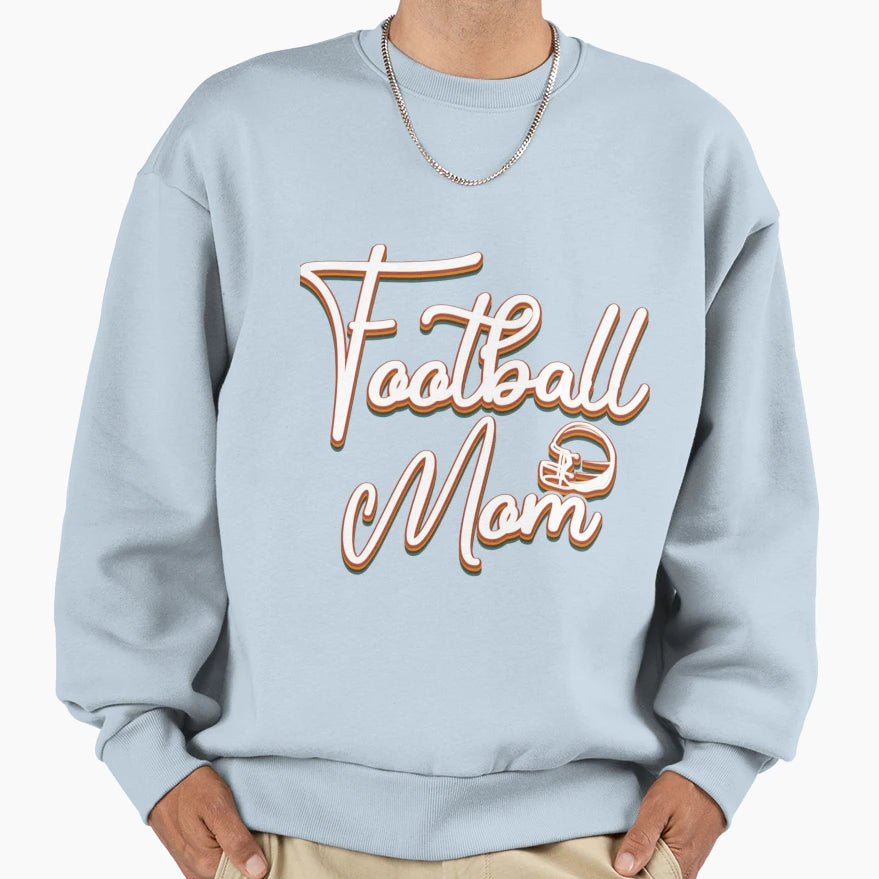 American Football Mom Football Sweatshirt - Trendy Graphic Men Women - T-Shirt, Sweatshirt, Hoodie