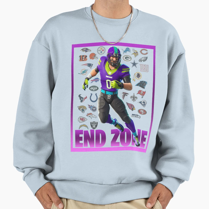 End Zone Sweatshirt - Streetwear Style Unisex - T-Shirt, Sweatshirt, Hoodie