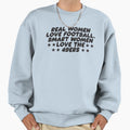 Real Love Football Smart Love Sweatshirt - Aesthetic Graphic Men Women - T-Shirt, Sweatshirt, Hoodie
