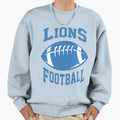 Art Detroit Lions Sweatshirt - Aesthetic Graphic Men Women - T-Shirt, Sweatshirt, Hoodie