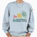 Badass Football Mom Sweatshirt - Graphic Print Men Women - T-Shirt, Sweatshirt, Hoodie