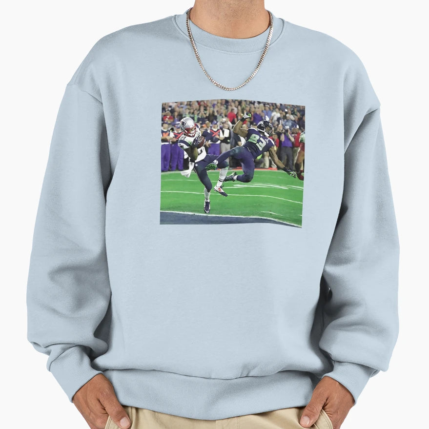 Malcolm Butler Goal Line Sweatshirt - Streetwear Style for Adults - T-Shirt, Sweatshirt, Hoodie