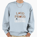 Leopard Loud Proud American Football Sweatshirt - Graphic Print for Adults - T-Shirt, Sweatshirt, Hoodie