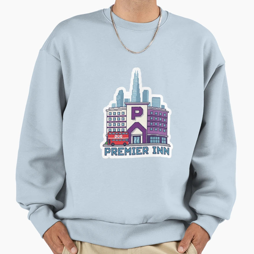 Premier Inn Hotel Chain British Sweatshirt - Graphic Print Men Women - T-Shirt, Sweatshirt, Hoodie