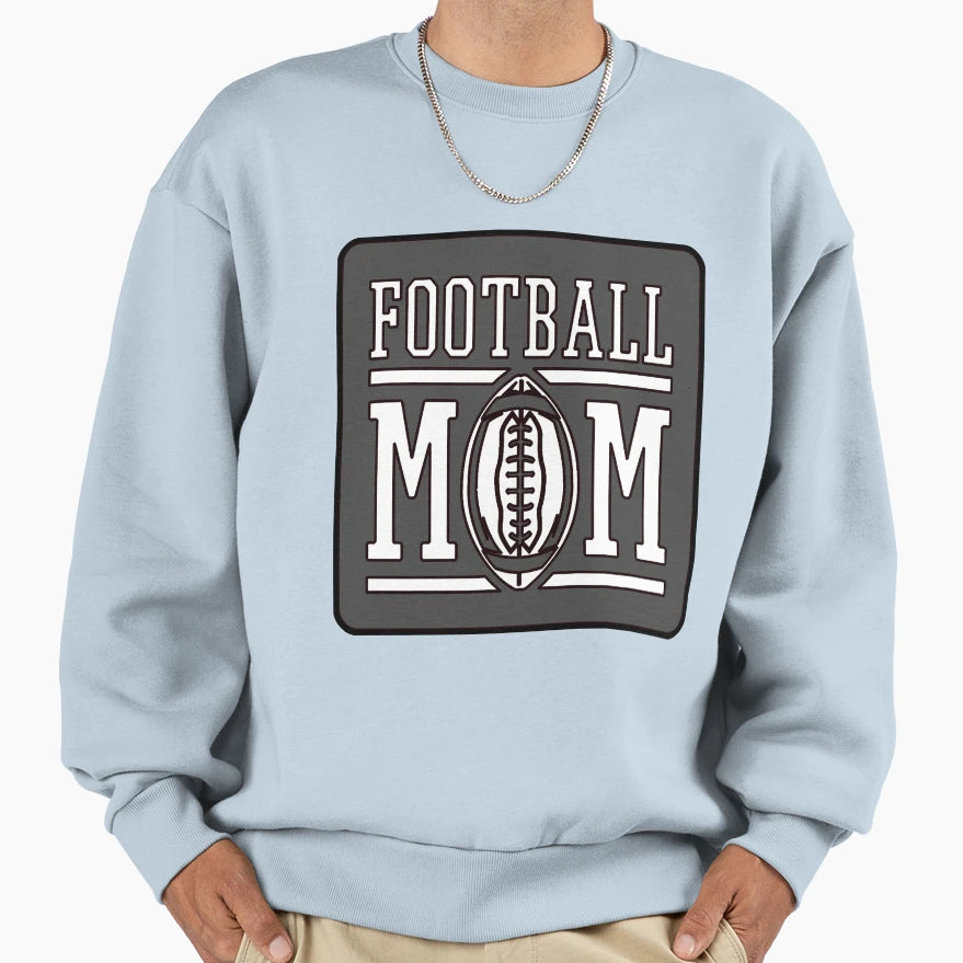 Football Mom Sport Lover Awesome Sweatshirt - Aesthetic Graphic Men Women - T-Shirt, Sweatshirt, Hoodie