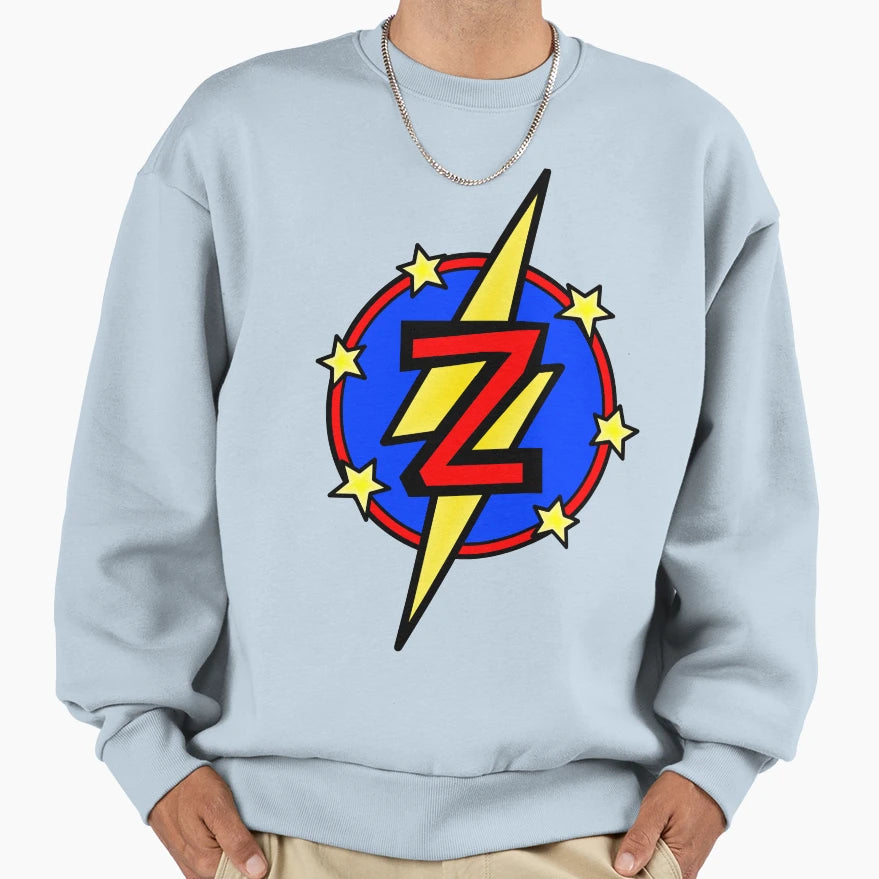 Super Letter Z Superhero Sweatshirt - Casual Everyday Wear Unisex - T-Shirt, Sweatshirt, Hoodie