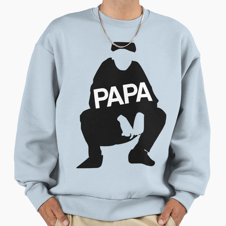 Slavic Papa Sweatshirt - Casual Everyday Wear Men Women - T-Shirt, Sweatshirt, Hoodie