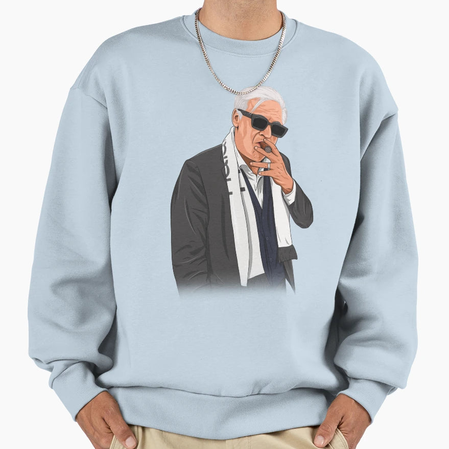 Carlo Ancelotti Sweatshirt - Minimalist Print for Adults - T-Shirt, Sweatshirt, Hoodie