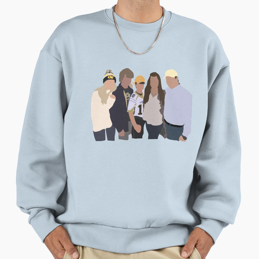 Fam Vector Sweatshirt - Unique Graphic Men Women - T-Shirt, Sweatshirt, Hoodie