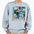Jaylen Waddle Football Edit Sweatshirt - Minimalist Print Unisex - T-Shirt, Sweatshirt, Hoodie