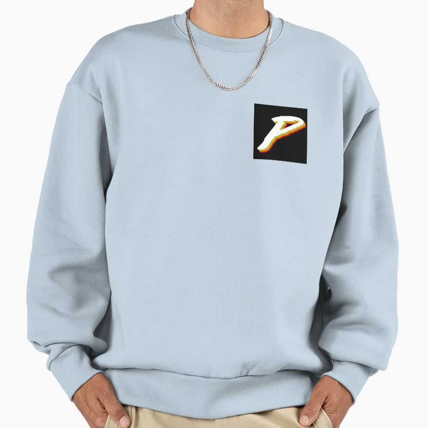 P Letther Sweatshirt - Casual Everyday Wear Men Women - T-Shirt, Sweatshirt, Hoodie