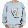 Love Nana Life Daisy Flower Funny Sweatshirt - Aesthetic Graphic Unisex - T-Shirt, Sweatshirt, Hoodie