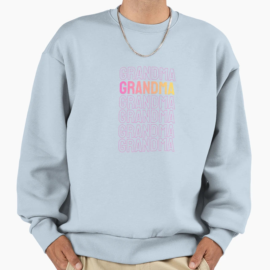 Grandma Gift Mom Gift Happy Mothers Sweatshirt - Aesthetic Graphic Unisex - T-Shirt, Sweatshirt, Hoodie