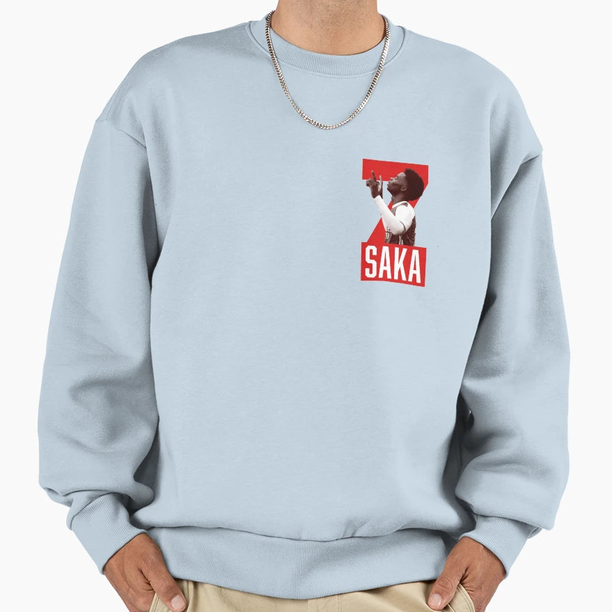 Bukayo Saka Sweatshirt - Novelty Apparel Men Women - T-Shirt, Sweatshirt, Hoodie
