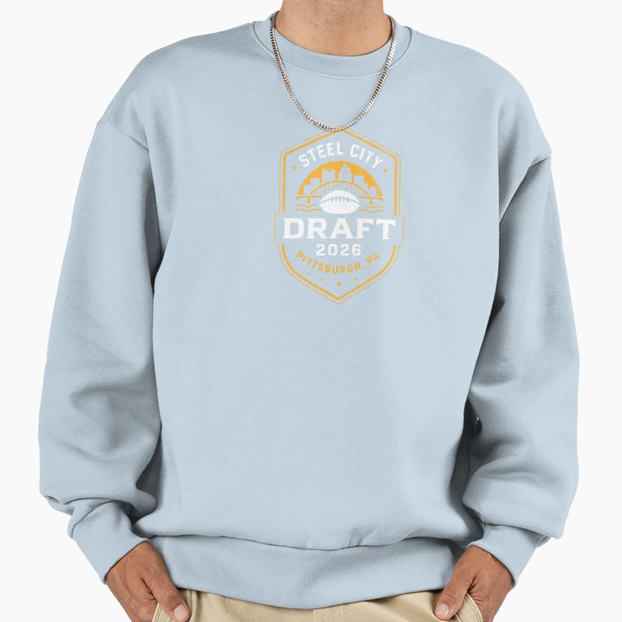 Steel City Draft Sweatshirt - Minimalist Print Unisex - T-Shirt, Sweatshirt, Hoodie