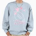 Heart And Football Mom Sweatshirt - Graphic Print for Adults - T-Shirt, Sweatshirt, Hoodie