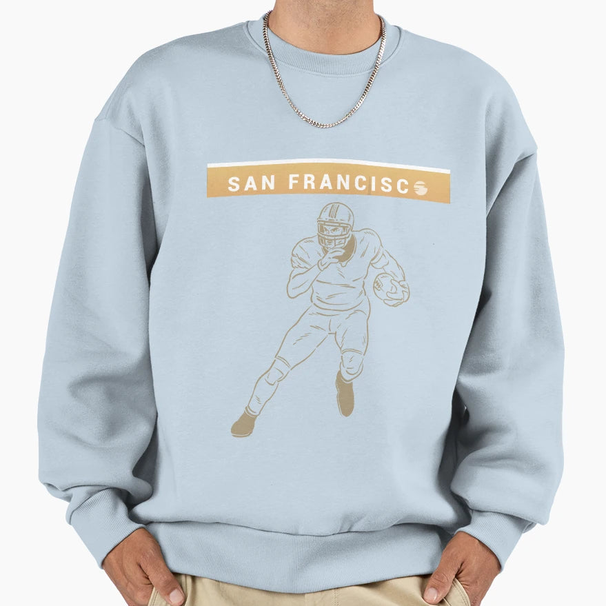 San Francisco 49Ers Womens Sweatshirt - Aesthetic Graphic for Adults - T-Shirt, Sweatshirt, Hoodie