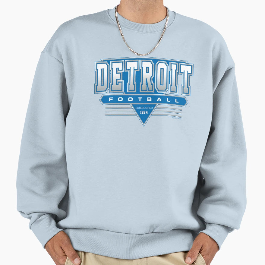 Detroit Football Lions Inspired 90S Sweatshirt - Graphic Print Men Women - T-Shirt, Sweatshirt, Hoodie