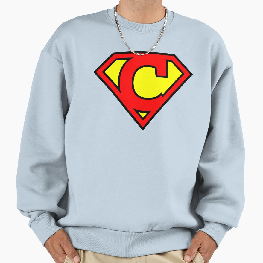Letter C Super Letter Vol 1 Sweatshirt - Trendy Graphic Men Women - T-Shirt, Sweatshirt, Hoodie