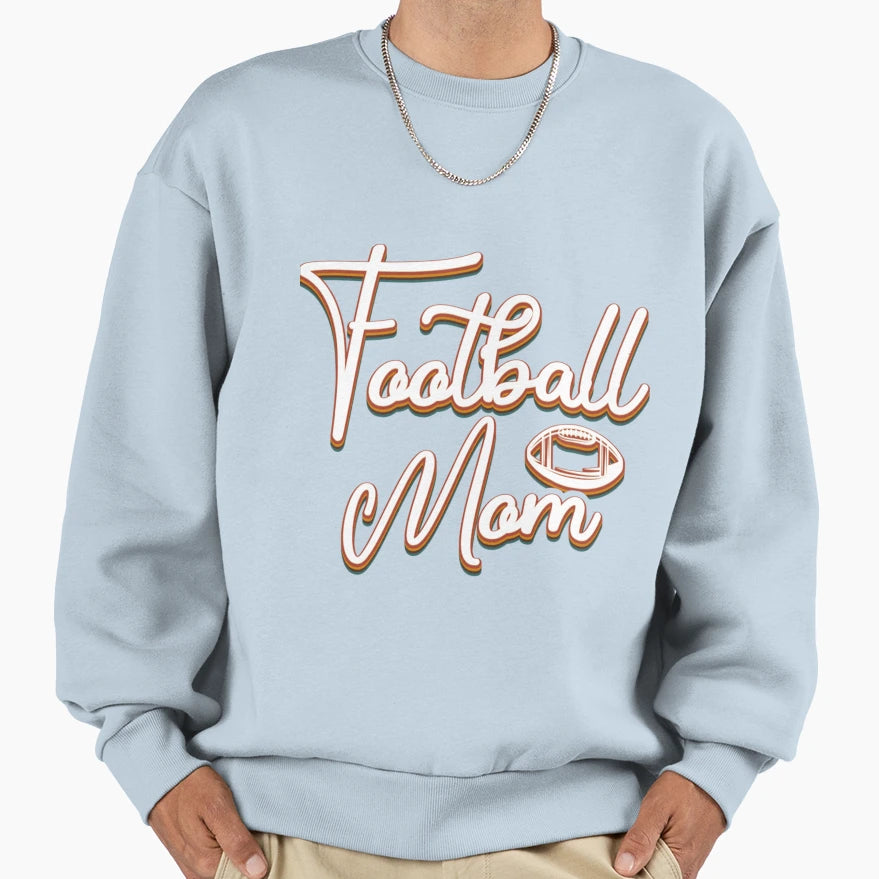 American Football Mom Football Mom Sweatshirt - Trendy Graphic Men Women - T-Shirt, Sweatshirt, Hoodie