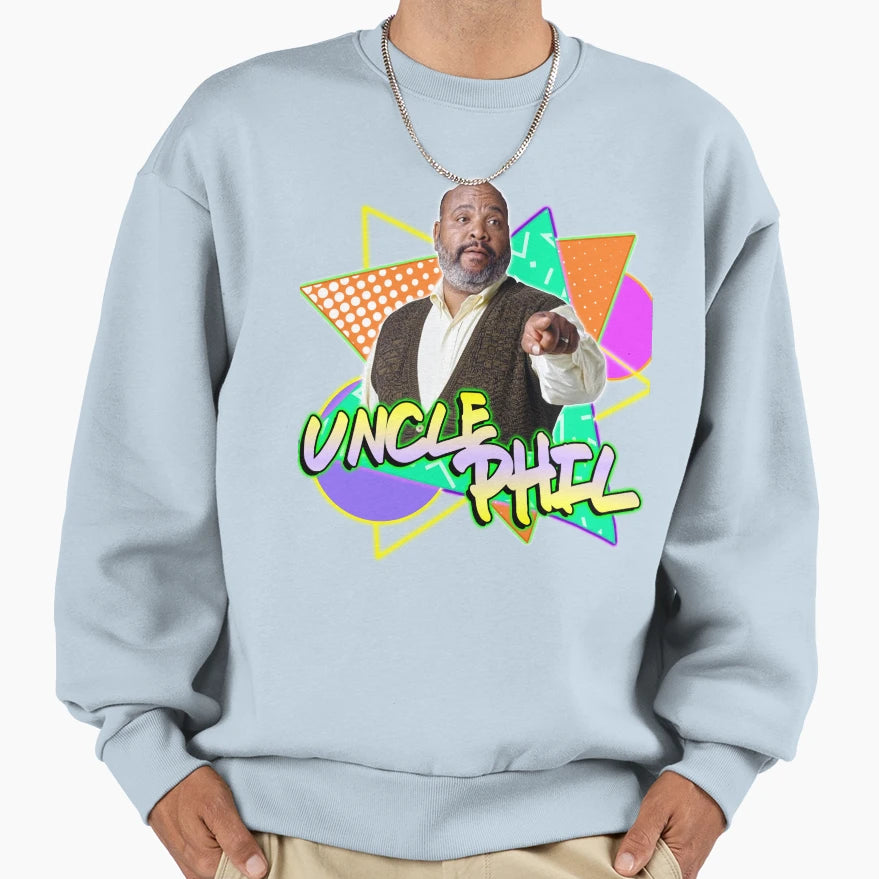 Uncle Phil Fresh Prince 90S Aesthetic Sweatshirt - Unique Graphic Unisex - T-Shirt, Sweatshirt, Hoodie