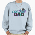 Football Dad Football Game Sweatshirt - Minimalist Print for Adults - T-Shirt, Sweatshirt, Hoodie