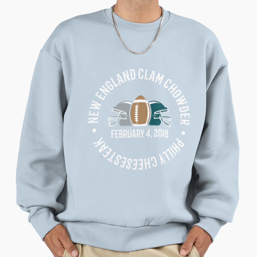 Super Bowl 2018 Philly Sweatshirt - Streetwear Style for Adults - T-Shirt, Sweatshirt, Hoodie