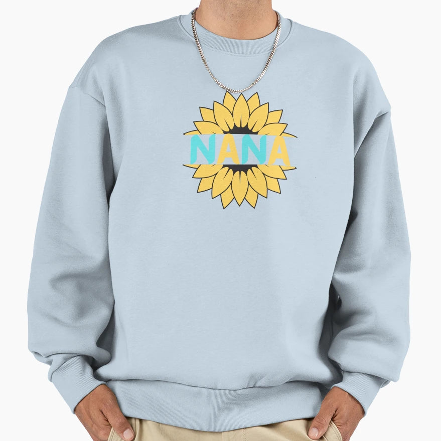 I Love Being Called Nana Sunflower Sweatshirt - Custom Art Print for Adults - T-Shirt, Sweatshirt, Hoodie