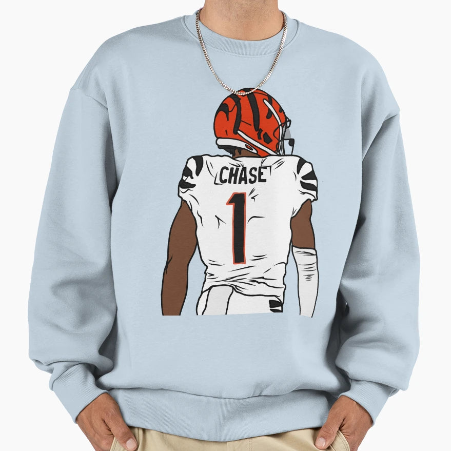 Jamarr Chase Back To Sweatshirt - Custom Art Print Men Women - T-Shirt, Sweatshirt, Hoodie