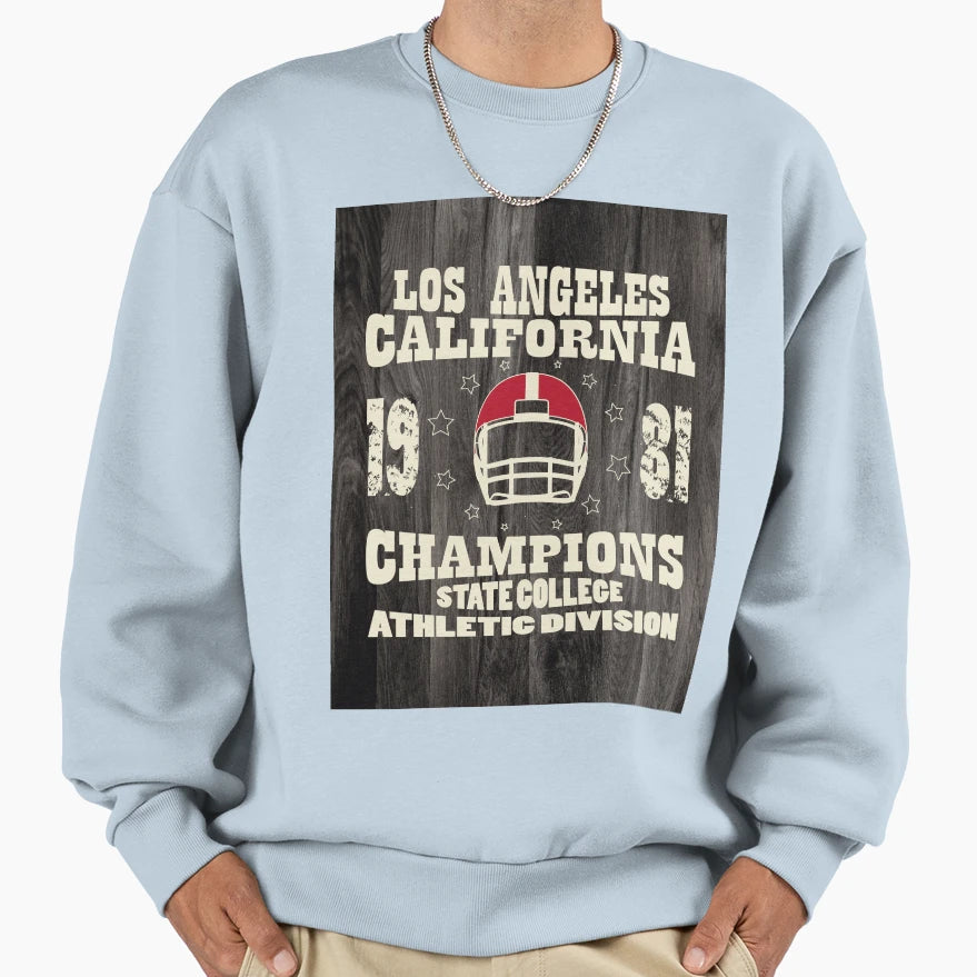 Los Angeles California 1981 Sweatshirt - Trendy Graphic Unisex - T-Shirt, Sweatshirt, Hoodie