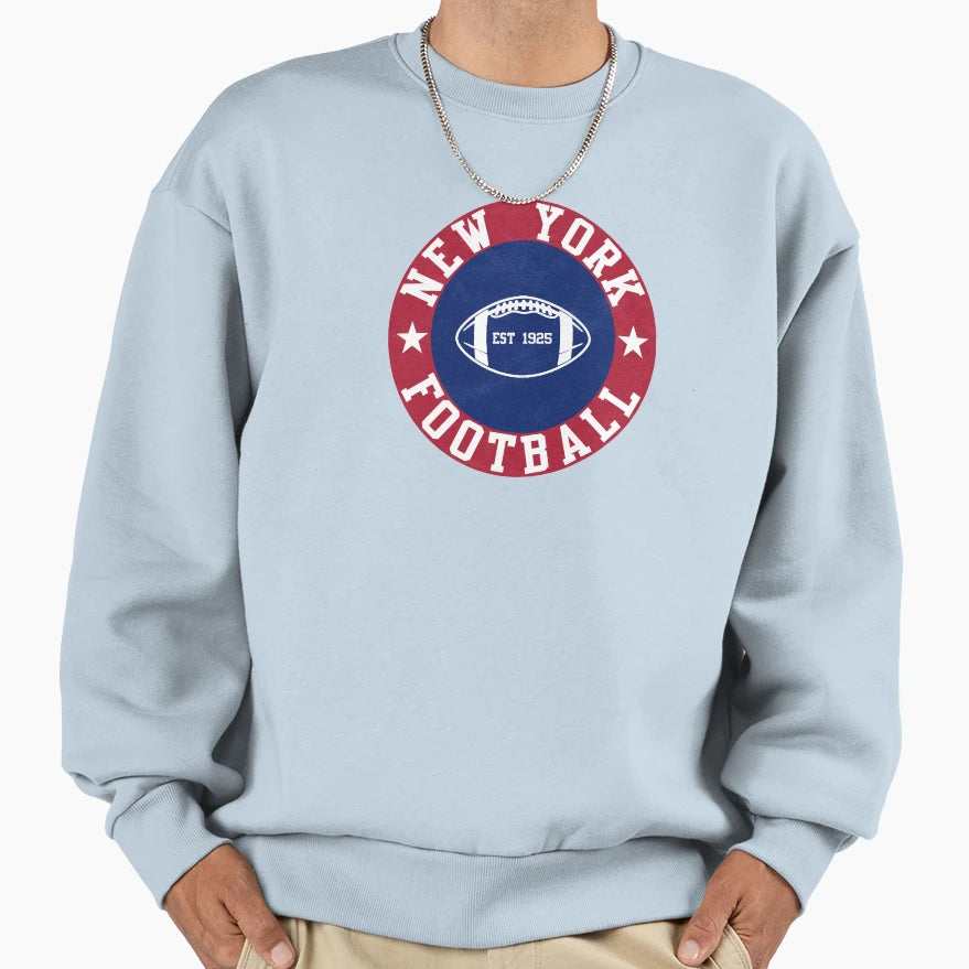 New York Football Sweatshirt - Fun Novelty Design for Adults - T-Shirt, Sweatshirt, Hoodie