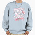 Somebodys Loud Mouth Football Mama T-Shirt - Custom Art Print Men Women - T-Shirt, Sweatshirt, Hoodie