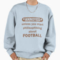 American Football Birthday Gift Sweatshirt - Minimalist Print for Adults - T-Shirt, Sweatshirt, Hoodie