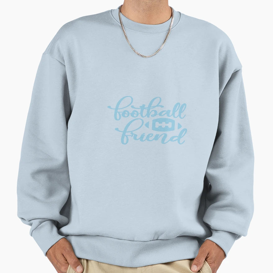 Football Friend Sweatshirt - Minimalist Print Men Women - T-Shirt, Sweatshirt, Hoodie