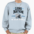 Lions Nation Detroit Football T-Shirt - Graphic Print Unisex - T-Shirt, Sweatshirt, Hoodie