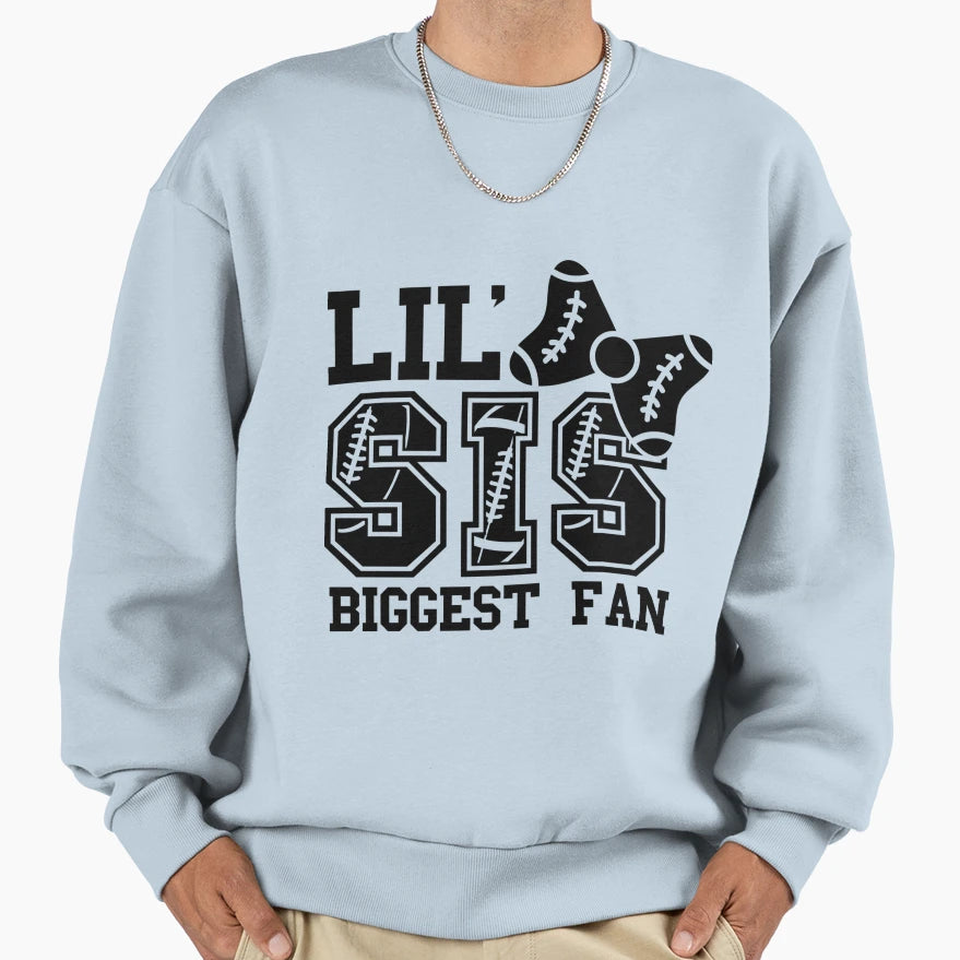 Funny Football Gift Lil Sis Sweatshirt - Casual Everyday Wear Unisex - T-Shirt, Sweatshirt, Hoodie